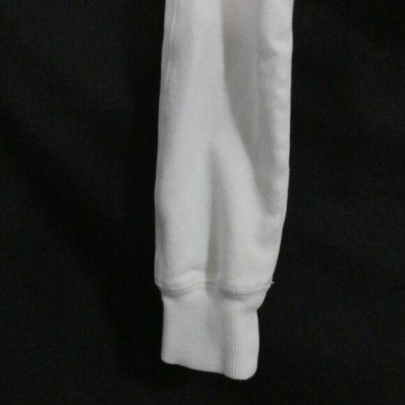 BEBE | small | White Cropped Blue Bebe Logo Hoodie | Zip Closure | Made In USA - Picture 7 of 16